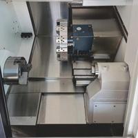 Tour CNC à banc incliné de haute précision avec mandrin hydraulique et rail de guidage linéaire, technologie taïwanaise