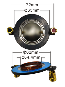 K350-2 ओम odm उच्च गुणवत्ता वाले स्पीकर यूनिट प्रतिस्थापन भागों नई डिज़ाइन स्पीकर यूनिट डायाफ्राम असेंबली कंप्यूटर ऑडियो एक्सेसरीज - Product Image 6