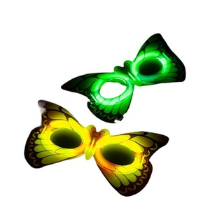 Maschera <span class=keywords><strong>per</strong></span> Occhi Luminosa al Neon, Maschera Fluorescente <span class=keywords><strong>per</strong></span> Mezza Faccia <span class=keywords><strong>per</strong></span> Matrimoni, Compleanni, Capodanno, Halloween, Natale, Feste, Carnevale, Balli di Gala - Product Image 5