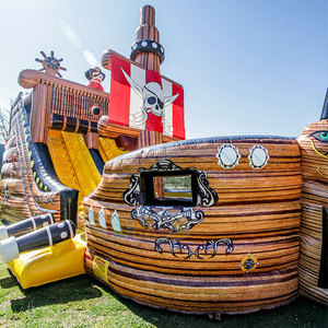 Toboganes Acuáticos Inflables de Barco Pirata en Oferta con Piscina de Agua Tobogán Comercial para Niños - Product Image 4