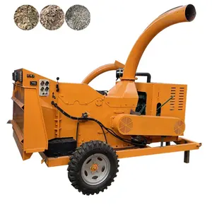 Máquina trituradora de madeira agrícola, triturador de galhos de madeira seca e úmida, venda direta da fábrica