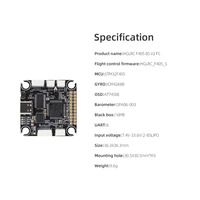 HGLRC F405 8S V2 STM32F405 2-8S 30x30 Pengontrol Penerbangan MPU6000 16MB Blackbox Plug and Play untuk FPV Racing