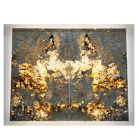 Dalle de marbre blanc Onyx Pandora rétroéclairée, carrelage de marbre Patagonia, pierre naturelle polie moderne de luxe, brésilienne