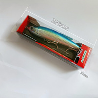Leurre de pêche artificiel coulant en ABS imprimé, 15 cm, 65 g, pour la pêche en bateau, crankbait, leurre dur pour la pêche au thon