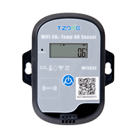 Thermomètre multifonction amélioré, capteur de température/humidité/CO2 WiFi avec fonction NFC