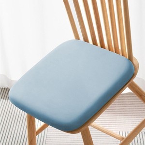 Cojín para Silla de Oficina, Grueso, Rectangular, Azul, de Poliéster, Suave y Resistente, Alivia el Dolor, para Uso en Casa y Oficina - Product Image 1