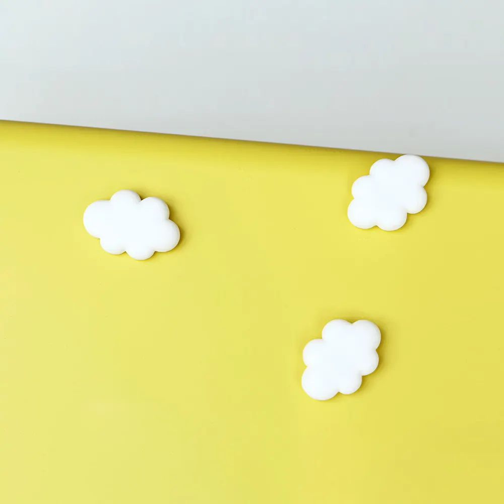 Oficina hogar decorativo imanes personalizados dibujos animados personalizado 3D nube nevera pegatinas imán de nevera