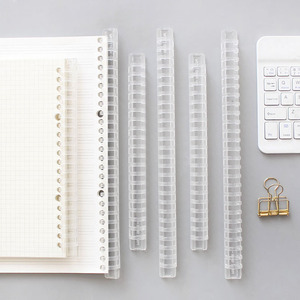 Diy A4 A5 B5 20 26 30 Anel Papelaria De Plástico Snap Folha Solta Filler Calendário <span class=keywords><strong>Notebook</strong></span> Diário Book Binder Ring Clip - Product Image 3