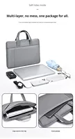 Sac pour ordinateur portable en polyester de 13, 14 et 15 pouces, étui simple pour ordinateur, mallette d'affaires avec logo personnalisé