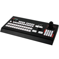 Consola de Dirección y Mezclador de 12 Canales VMix con Teclado, Joystick PTZ y Tally Inalámbrico