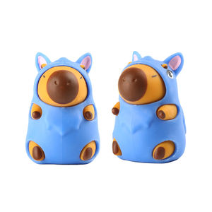 OEM新デザインDIYスクイーズ玩具　斬新なカピバラ、ユニコーン、羊、サラマンダー動物コスチューム　TPR素材　3インチ　面白い　不安解消 - Product Image 6