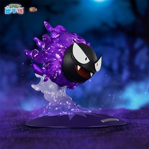 Figurine officielle Pokémon de la série Shining Moments, <span class=keywords><strong>Haunter</strong></span>, petite figurine, ornement de collection à effet transparent, boîte mystère, cadeau - Product Image 4