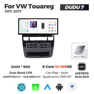 Écran autoradio Android DUDU7, résolution 2K avec fascia, processeur octa-core FYT7870, autoradio pour <span class=keywords><strong>Volkswagen</strong></span> Touareg 2011-2017 - Product Image 6