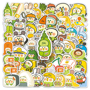 50 Piezas de Pegatinas Kawaii Personalizadas en Oferta, Pegatinas Impermeables con Impresión de Anime Lorilet Bebe - Product Image 1