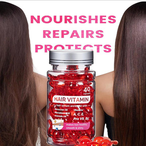 Cross-border Customized Herbal <strong>HAIR</strong> VITAMIN Wash-free <strong>Hair</strong> Care Capsule Essential Oil <strong>Hair</strong>-Loss Prevention OEM English <strong>Treatment</strong> - Product Image 2