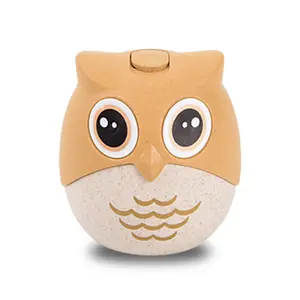 Hot Selling Cute Cartoon Wooden Toothpicks Bamboo Tooth pick dispenser with automatic press bottle pack