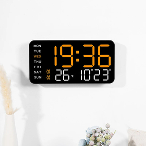 Borderless <b>Electronic</b> Clock Multifunctional Hanging and Dual-use Clock Simple Digital Clock Display Living Room Hanging Clock - Product Image 4