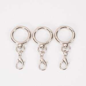 Vòng mùa xuân <span class=keywords><strong>Keychain</strong></span> kim loại tôm hùm Clasp tôm hùm Claw móc móc móc O hình dạng <span class=keywords><strong>Keychain</strong></span> Vòng O-ring <span class=keywords><strong>Keychain</strong></span> xoay mùa xuân Keyring - Product Image 1