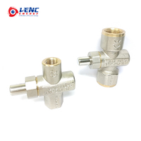 Jauge de pression de soupape à bouton-poussoir en laiton DKI RP 1/4 direct d'usine pour tester la pression