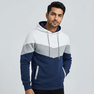 Custom <b>Wool</b> Heavyweight Hoodie Custom Pockets Winter Thick Warm Solid Hoodie For Mens - Product Image 1