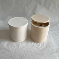 AIKUN – Bougies parfumées en cire de soja dans un pot en céramique et béton, faites à la main, de luxe, pour la maison et les fêtes (Diwali)