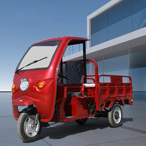 Triciclo Eléctrico de Carga con Diseño Personalizado <span class=keywords><strong>E</strong></span> Electro Farm, con Caja de Carga, Cinco Ruedas y Techo Comercial - Product Image 4