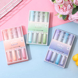 Kawaii-Schreibwaren 4 Sätze von Markierungs-Stifte Wasserfarbe Stift Kunstmarkierungen für Malerei Zeichnung - Product Image 3