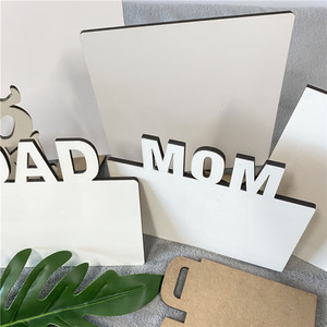 Glosy Trắng Khoảng Trống Tự Làm MDF Hardboard Khung Ảnh Bằng Gỗ Thăng Hoa Ảnh Tấm Với Đứng Cho Thuốc Nhuộm Thăng Hoa Nhiệt Báo Chí - Product Image 4