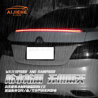 Kit de lèvre d'aileron arrière de troisième feu de freinage à LED universel bon marché d'usine pour les feux de freinage de coffre de voiture Finis en fibre de carbone