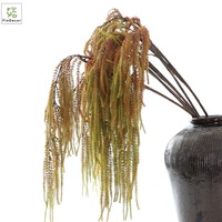Vente en gros de feuillage artificiel beige amarante de 103 cm en plastique souple pour arrangement floral