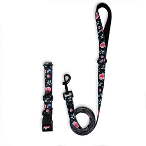 Collares de Moda para Perros, Ajustables, con Hebilla, Diseño Floral, Geométrico, Arcoíris, de Poliéster, para Todas las Estaciones - Product Image 6
