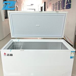 Congélateur vertical à porte unique de 388 L, congélateur profond à ouverture supérieure, congélateur commercial horizontal à refroidissement direct, réfrigérateur congélateur de grande capacité - Product Image 1