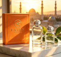 Ensemble de flacons de parfum en verre transparent 50 ml 80 ml avec boîte en forme de livre en papier Emballage de parfum de luxe pour marque cosmétique