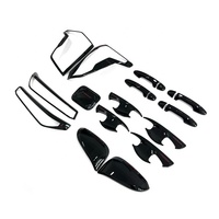 Kit complet de garnitures extérieures noir brillant 6 pièces avec Travo pour Toyota Hilux Travo 2026