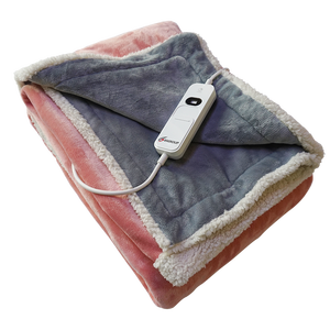 220V 180*130cm 3 Ajustes de calor Calentador de cama Manta eléctrica de calentamiento rápido <span class=keywords><strong>con</strong></span> temporizador - Product Image 1