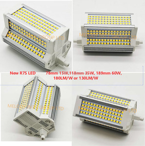 Nouvelle <span class=keywords><strong>r7s</strong></span> 78mm <span class=keywords><strong>led</strong></span> 15w <span class=keywords><strong>led</strong></span> 180LM/W ou 130LM/W haute luminosité 118mm 35W <span class=keywords><strong>189mm</strong></span> 60W dimmable lampe Ampoule <span class=keywords><strong>R7S</strong></span> 110v 220v 130v 240v - Product Image 4