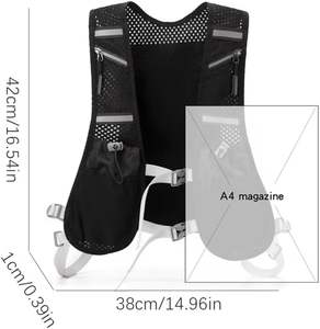 Outdoor Riding Running With Running Hydration Backpack Vest Waterproof Jogging Water Bottle Backpack Hiking Backpack - Product Image 3