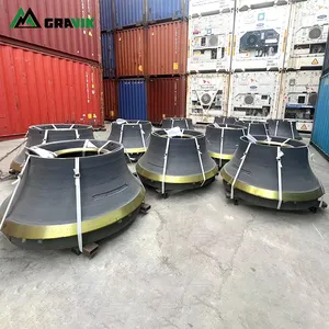 High Quality cone crusher parts High Manganese Mantle Bowl Liner Concave for Various Brand
