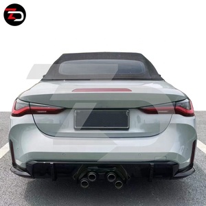Plastica M4 Body Kit per <span class=keywords><strong>BMW</strong></span> <span class=keywords><strong>serie</strong></span> <span class=keywords><strong>4</strong></span> G22 Coupe G23 <span class=keywords><strong>Cabrio</strong></span> 425i 430i 2020 Up paraurti griglia principale cappa parafanghi minigonne laterali scarico - Product Image 3