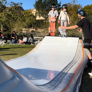 <span class=keywords><strong>Rampe</strong></span> de <span class=keywords><strong>Skate</strong></span> Gonflable Hermétique Personnalisée, <span class=keywords><strong>Mini</strong></span> Combo de Rampes de Skateboard Scellées en PVC pour Entraînement et Terrains de Skateboard - Product Image 4