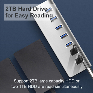 Eonline <span class=keywords><strong>USB</strong></span> 3.0 集线器 4 7 端口电源适配器多<span class=keywords><strong>USB</strong></span>分线器高速<span class=keywords><strong>Macbook</strong></span> <span class=keywords><strong>Pro</strong></span>空气PC电脑配件Adaptador - Product Image 3
