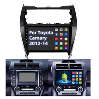 Autoradio Android 2 Din 10,1'' Lecteur multimédia GPS FM RDS CarPlay sans fil pour Toyota Camry 2012~2014 Version américaine