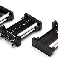 Connecteur femelle Type-C, 16 broches, 3 rangées, type vertical, connecteur de charge pour la charge et la transmission de données