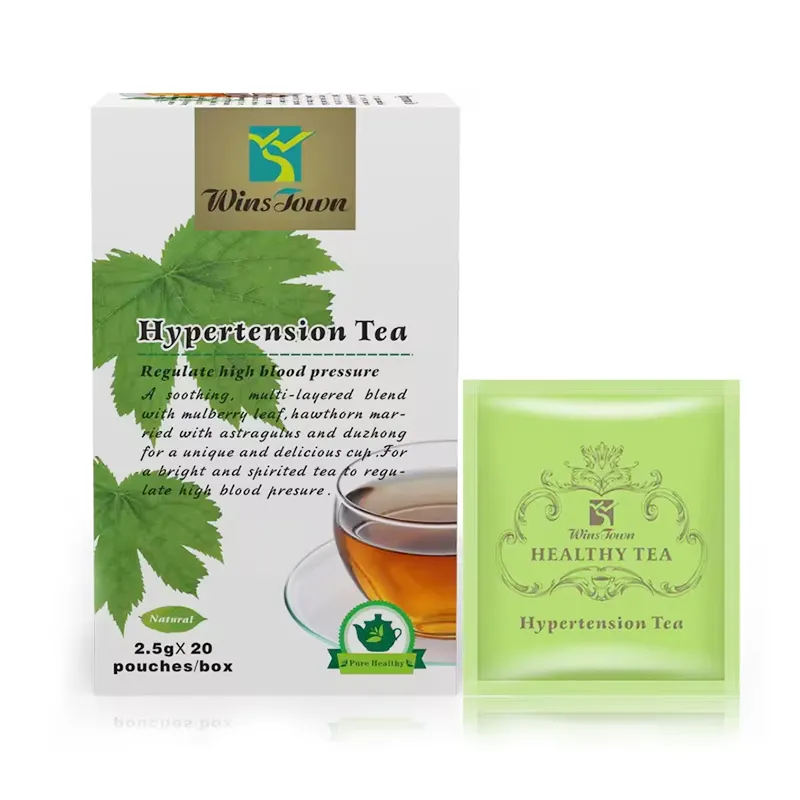 Hypertonie-Tee natürliche bio-Kräuter-Teebeutel gesundes Essen Winstown Schneller OEM Eigenmarke kräuterentgiftung Geschmack Tee