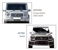 Kit carrosserie pour Mercedes Benz Classe G W463 2003-2018, mise à niveau vers W465 AMG G63, pare-chocs avant et arrière, calandre, testé, original