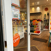Enseigne commerciale WEIDAMI en acrylique 2D plate ouverte/fermée, taille personnalisable pour les devantures de magasins, décoration pour les nouveaux commerces