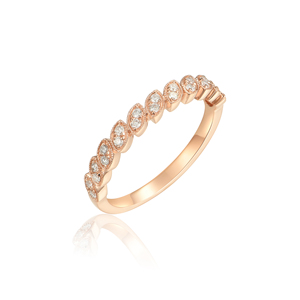 Anillo de compromiso y moda de plata personalizado con oro macizo de 10K/14K/18K, con circonitas cultivadas en laboratorio CVD de calidad IGI VVS-VS, corte brillante, estilo clásico y diseño en racimo. - Product Image 1