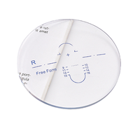Lentilles optiques en résine asphériques bifocales transparentes monobloc Pioneer avec revêtement UC HC HMC EMI 70/65 mm pour lunettes
