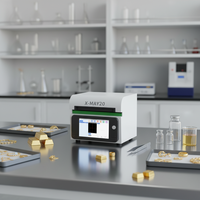 Analyseur d'or de bureau XRF, testeur de métaux précieux avec identification du carat pour la détection rapide de Cuivre, de Tungstène et d'Or