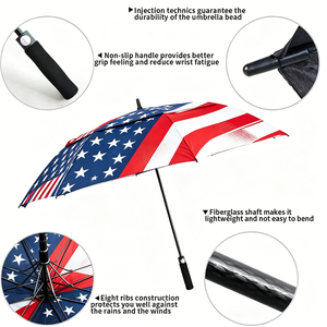 <b>Large</b> <b>Umbrellas</b> For The Rain Windproof Golf <b>Umbrella</b> Custom Logo Outdoor Waterproof Automatic Open Business Promotional Bulk - Product Image 3